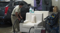 ECO2 and Gotcha Cleaning White Chair