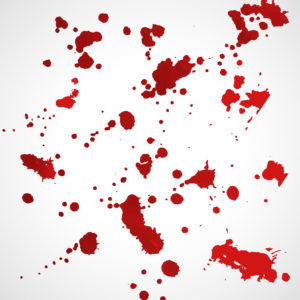 Image of blood splatter