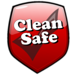 an emblem titled Clean Safe